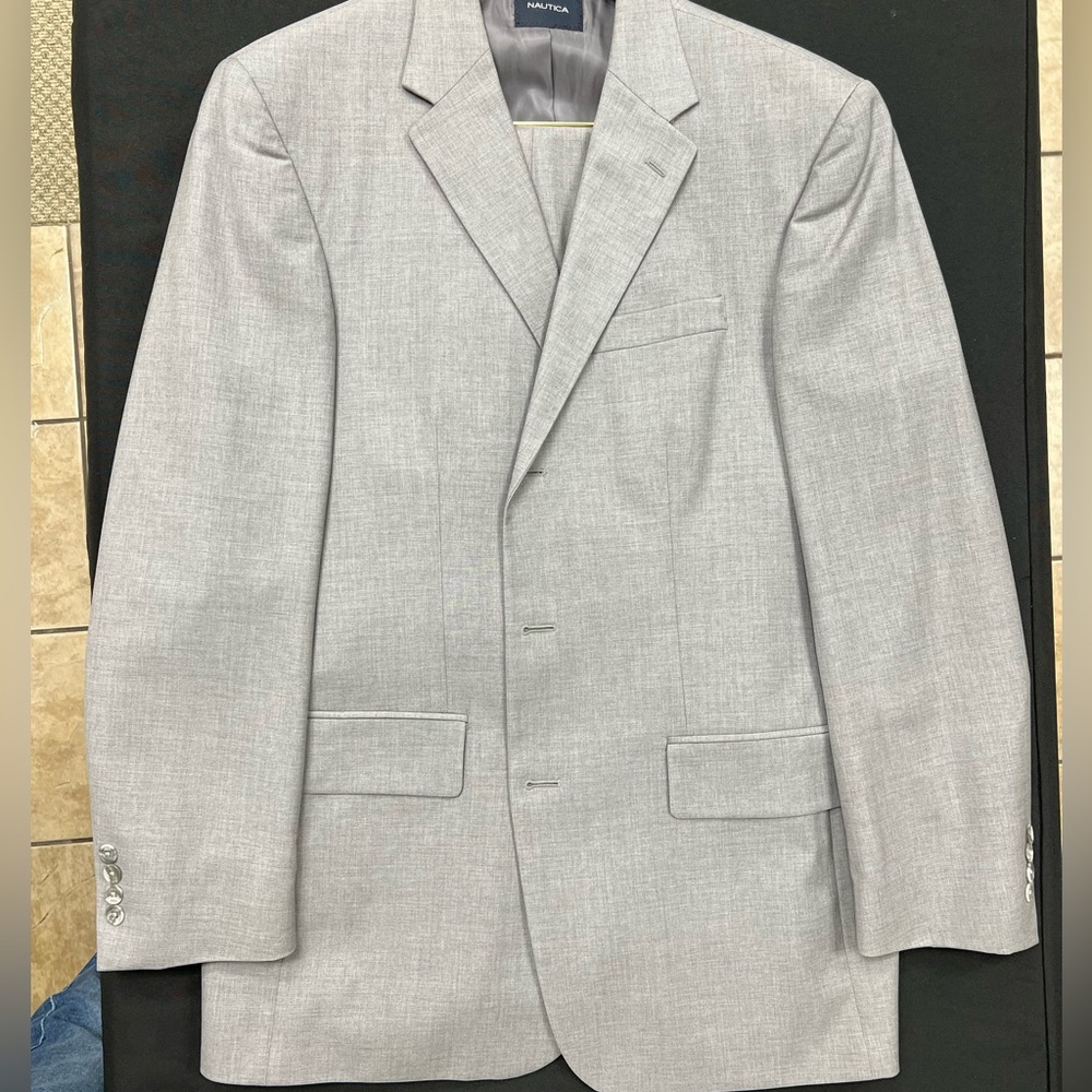 Nautica grey suit